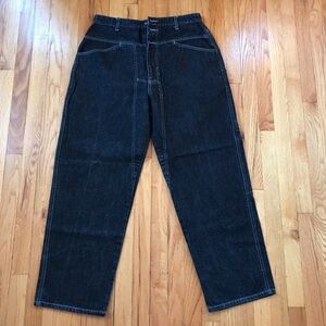 Marithe Francois Girbaud Black Relaxed Men Jeans 36x29